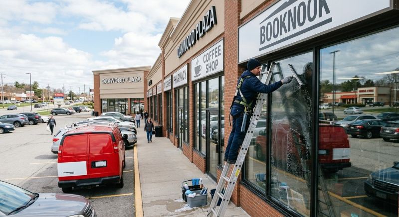 Shopping Mall Window Cleaning in Vancouver, WA