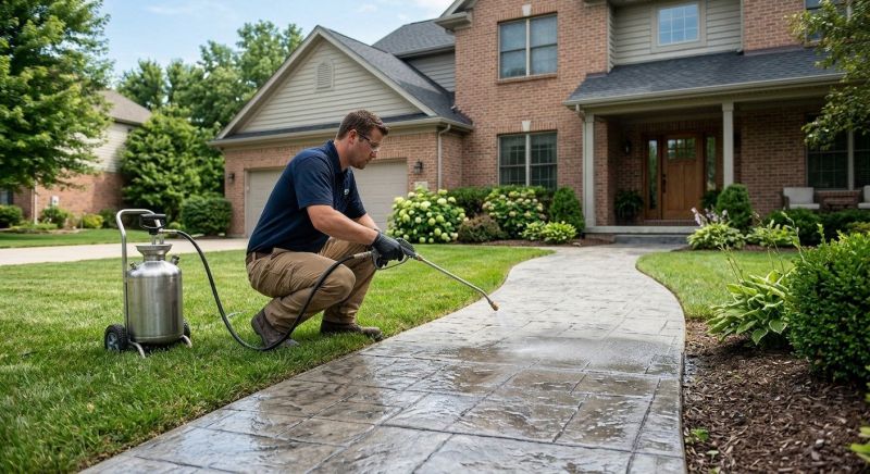 Sidewalk Concrete Sealing in Bellevue, WA