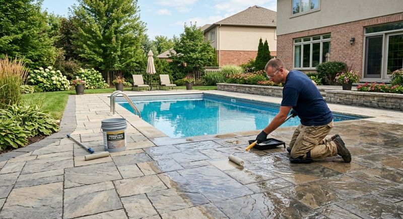 Hardscape Sealing in Kansas City, KS