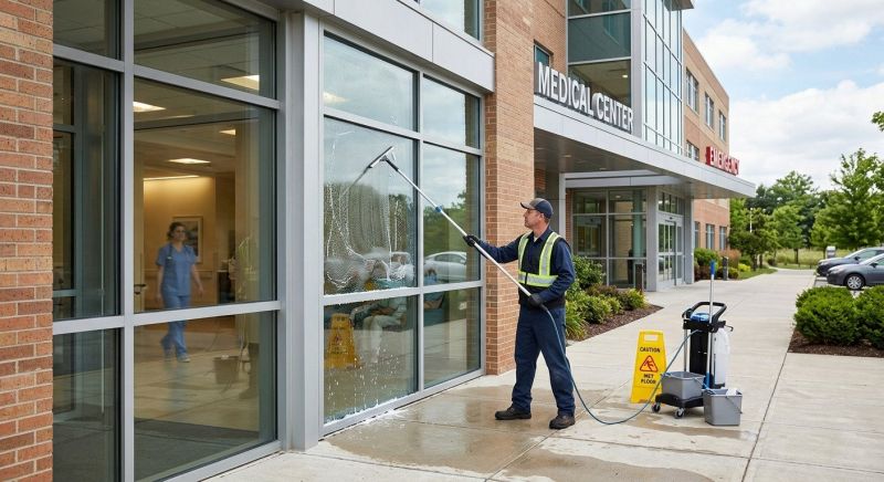 Medical Center Window Cleaning in Newark, DE
