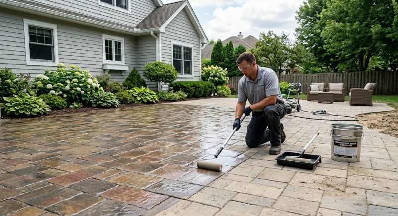 Paver Driveway Sealing in Alpharetta, GA