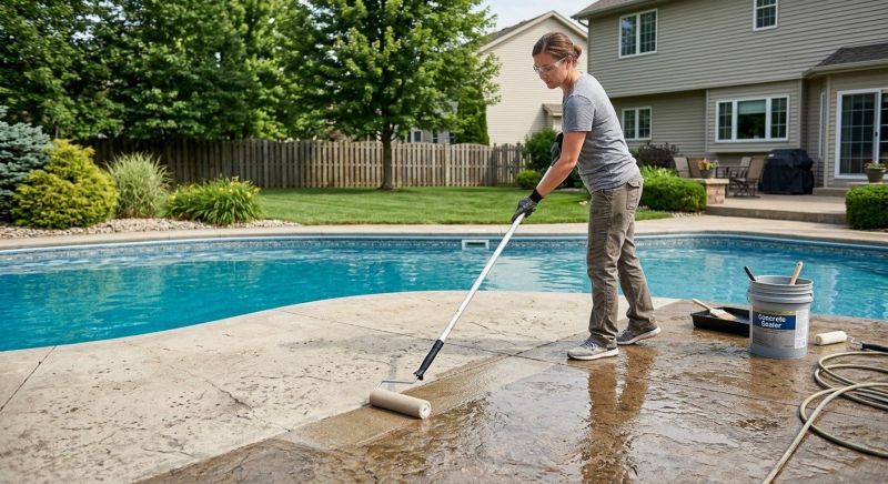 Pool Patio Sealing in Seattle, WA