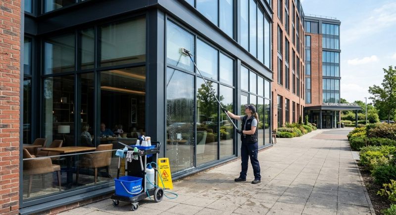 Shopping Mall Window Cleaning in Newark, DE