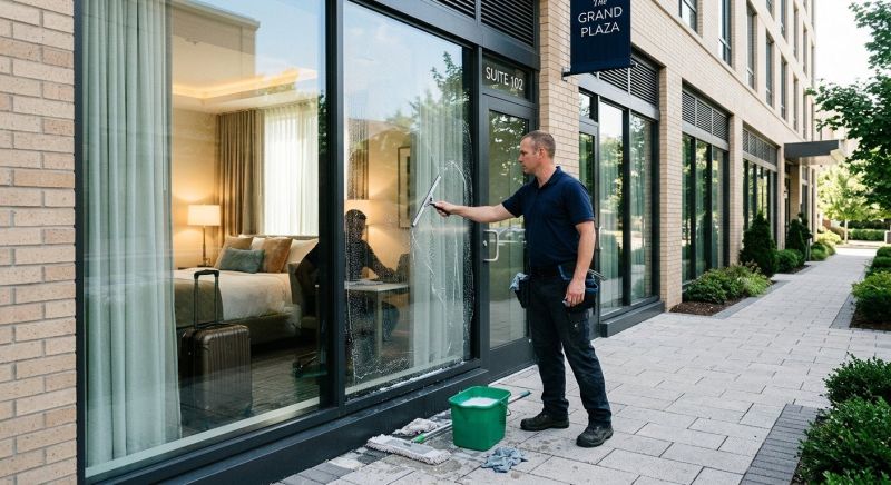 Shopping Mall Window Cleaning in Baltimore, MD