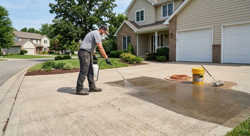 Sidewalk Concrete Sealing in Alpharetta, GA