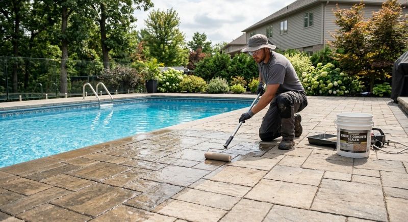 Stamped Concrete Sealing in Kansas City, KS
