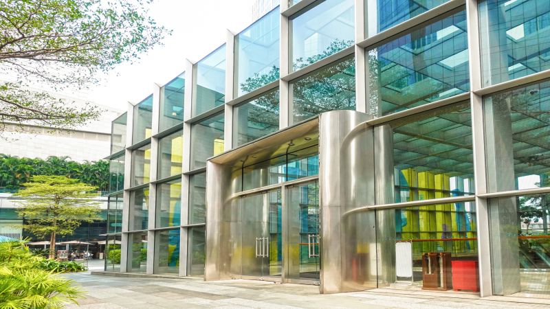 Sparkling Glass Facades