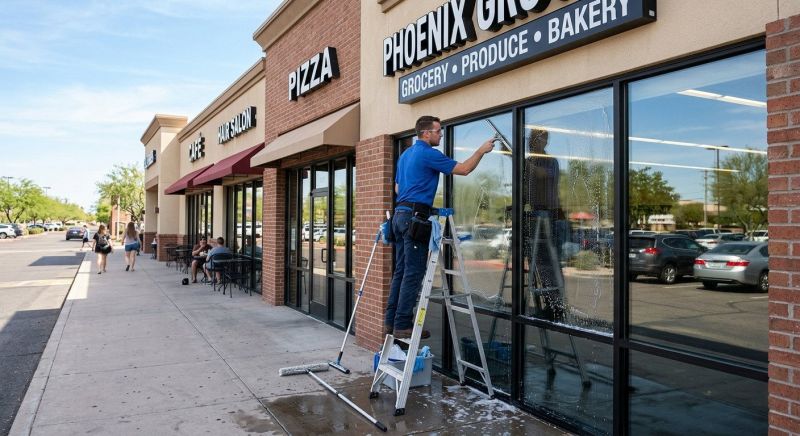 Strip Mall Window Cleaning in Lexington, KY