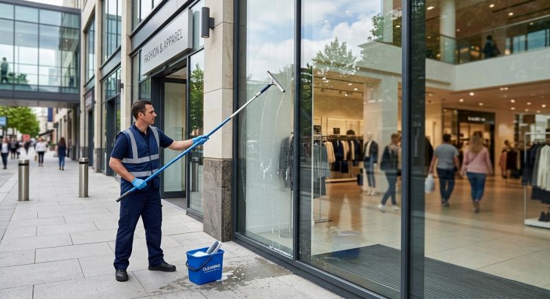 Strip Mall Window Cleaning in Newark, DE